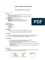 Lesson Plan in Filipino 8 Kaligirang Pangkasanayan Sa Dula