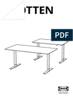 Trotten Underframe Sit Stand F Table Top White AA 2260717 3 100