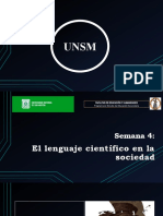 Semana 4 - Lenguaje Cientifico en La Sociedad