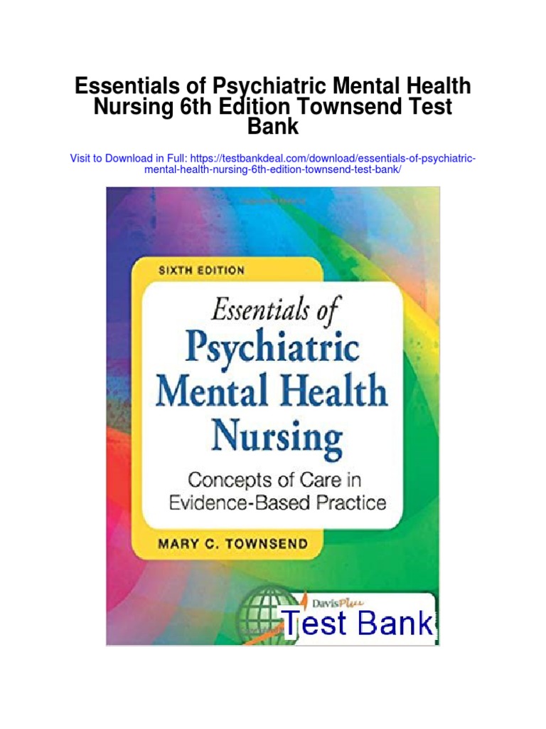 Essentials Of Psychiatric Mental Health Nursing Mary Townsend | HEALTH ...