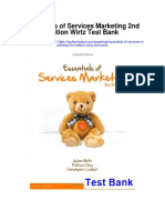 Essentials of Services Marketing 2nd Edition Wirtz Test Bank