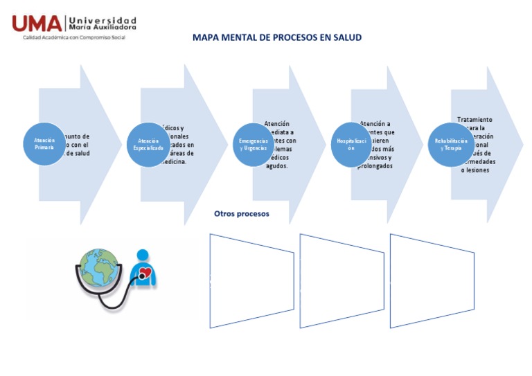 Mapa Mental de Procesos en Salud | PDF | Medicina | Médico