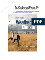 Exercises For Weather and Climate 9th Edition Carbone Solutions Manual