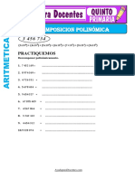 Descomposicion Polinomica para Quinto de Primaria