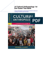 Essentials of Cultural Anthropology 1st Edition Guest Test Bank