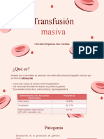 Transfusión Masiva