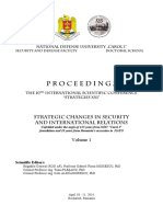 Strategic Changes in Security and International Relations - Vol I