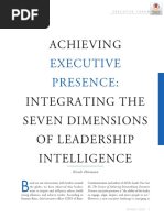 Achieving Executive Presence