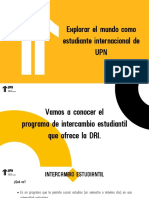 Vamos A Conocer El Programa de Intercambio Estudiantil Que Ofrece La DRI.