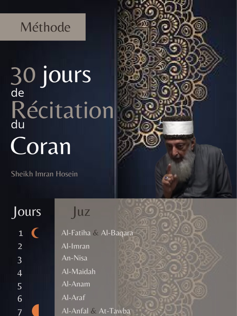 Méthode de Récitation Du Coran 30 Jours PDF