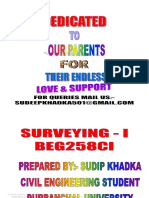 Surveying I Note by Sudip Khadka