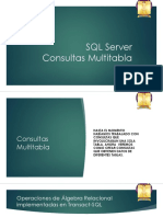 SQL Server Consultas Multitabla