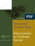 Ander Egg Ezequiel Diccionario Del Trabajo Social