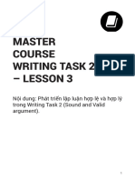 Master Writing Lesson 7