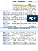 1er Grado Septiembre - Instrumentos de Evaluación (2023-2024)