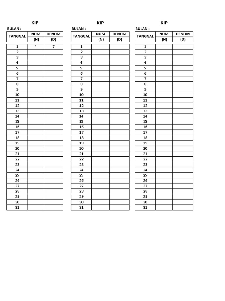 Form INM KIP | PDF