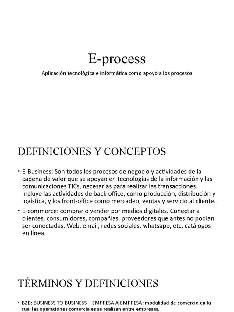 E Process | PDF | Negocios económicos | Economias