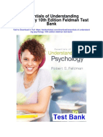 Essentials of Understanding Psychology 10th Edition Feldman Test Bank