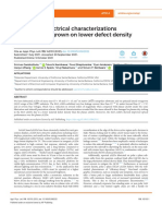 2021-APL-Optical and Electrical Characterizations of micro-LEDs Grown On Lower Defect Density Epitaxial Layers