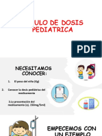 Calculo de Dosis Pediatrica