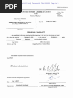 Federal Criminal Complaint Harrison Floyd