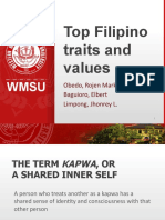 Top Filipino Traits and Values