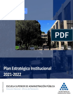 Plan Estratégico Institucional 2021 2022 V1!27!05 2021