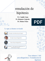 Formulación de Hipotesis 1