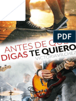 Antes de Que Digas Te Quiero - Victoria Vilchez