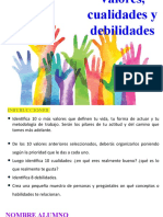 RD 3 Valores Cualidades y Debilidades