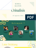 Kel 7 PPT - Kimklin1 Urinalisis Kelas D Nonreg