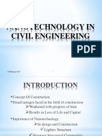 Nanotechnology in Civil Engineering: 3 February 2017
