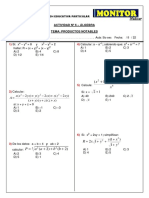 Tarea 6 - 5to Sec - Productos Notables