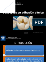 Conceptos en Adhesion Clinica - Dra Daniela Diaz