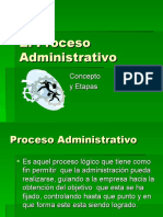 El Proceso Administrativo