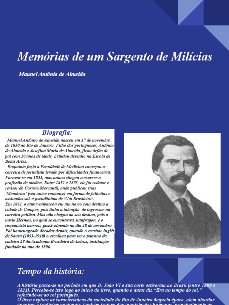 Memórias de Um Sargento de Milícias PDF