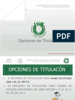 Opciones de Titulacion