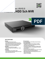 H.265 1HDD 5ch NVR: TC-R3105 Spec: I/B/V2.0