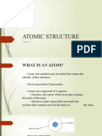 Atomic Structure and Chemical Formulas
