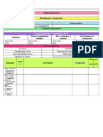 Formato de Plan de Trabajo