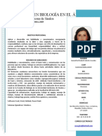 Curriculum Vitae Samantha Salcido