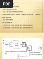 8051 TIMERS: Timer Registers