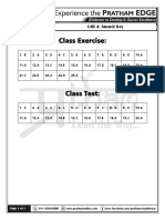 Class Exercise:: LAR 4: Answer Key