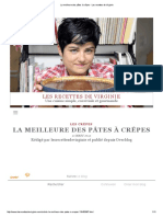 La Meilleure Des Pâtes À Crêpes - Les Recettes de Virginie