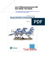 Foundations of Macroeconomics 8th Edition Bade Test Bank
