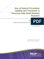 Investigation of Natural Circulation SMR