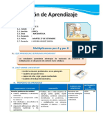 D1 A1 SESIÓN Multiplicamos DE 4 Y 8