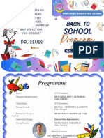 Back To School Program