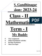 Session: 2023-24: Class - II Mathematics Term - I