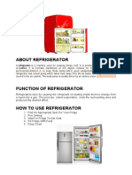 About Refrigerator